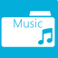 Folder Music Folder Icon 64x64 png